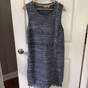 HOLDING HORSES Blue Sheath Mini Dress